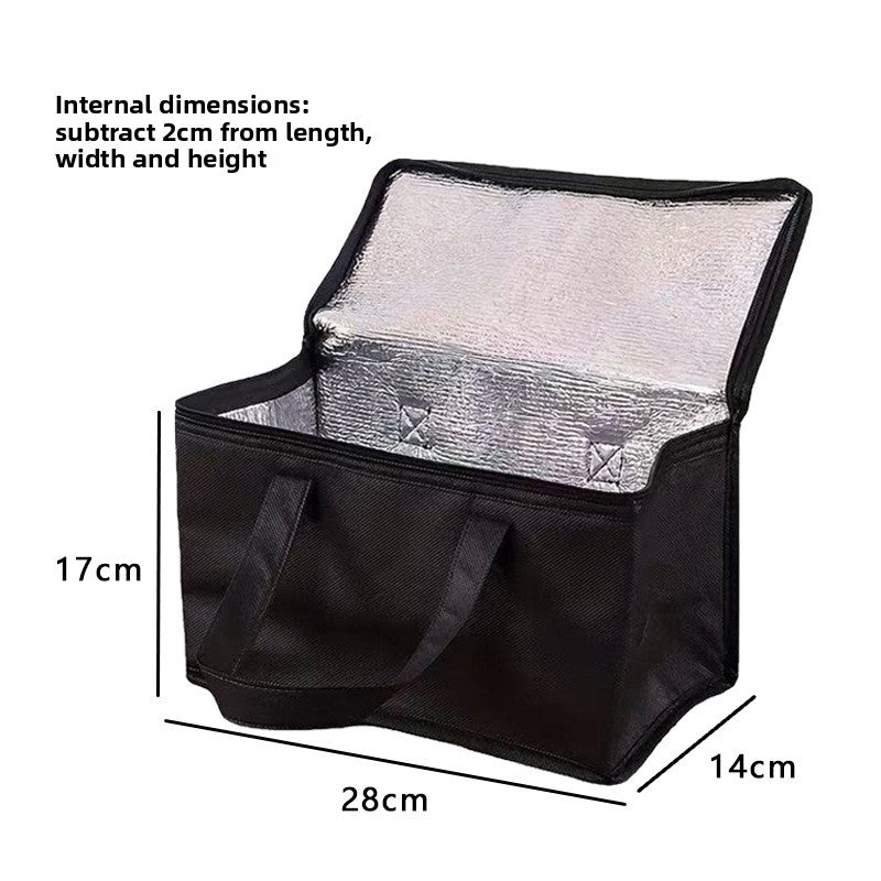Aluminum Foil Insulation Bag Portable Thermal Tote for Beer Drinks Picnic Outdoor