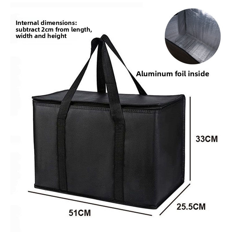 Aluminum Foil Insulation Bag Portable Thermal Tote for Beer Drinks Picnic Outdoor