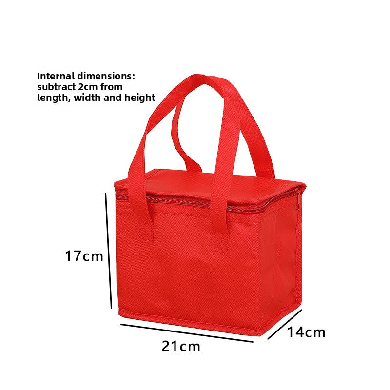 Aluminum Foil Insulation Bag Portable Thermal Tote for Beer Drinks Picnic Outdoor