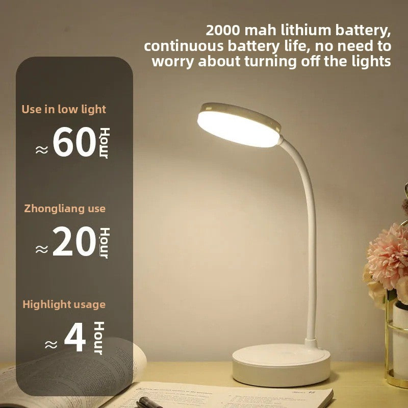 LED foldable portable eye-friendly desk lamp