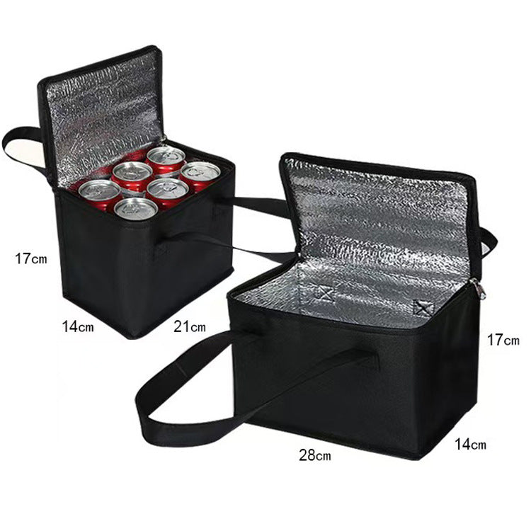 Aluminum Foil Insulation Bag Portable Thermal Tote for Beer Drinks Picnic Outdoor