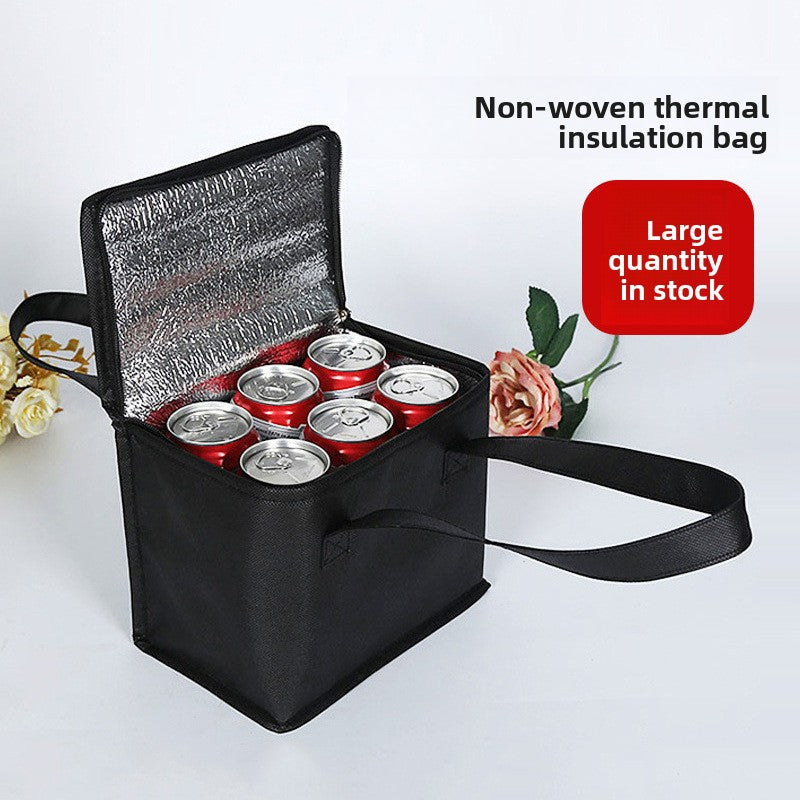 Aluminum Foil Insulation Bag Portable Thermal Tote for Beer Drinks Picnic Outdoor