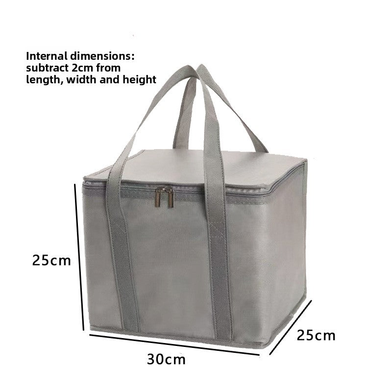 Aluminum Foil Insulation Bag Portable Thermal Tote for Beer Drinks Picnic Outdoor