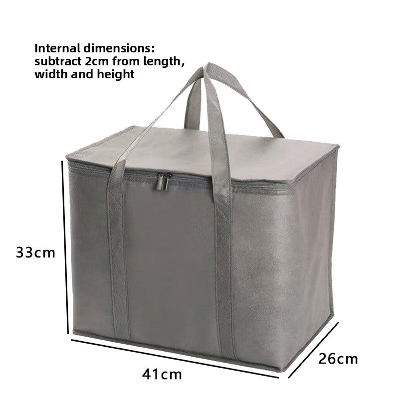 Aluminum Foil Insulation Bag Portable Thermal Tote for Beer Drinks Picnic Outdoor