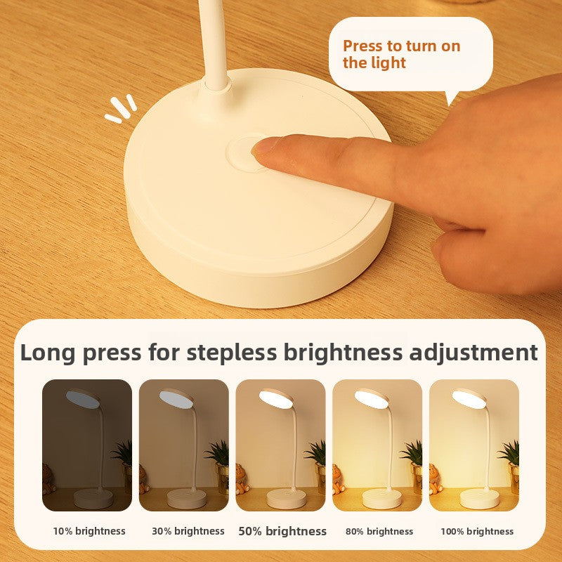 LED foldable portable eye-friendly desk lamp