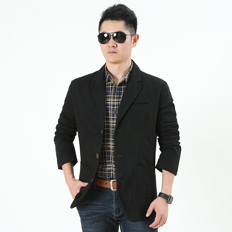 Mens Casual Denim Suit