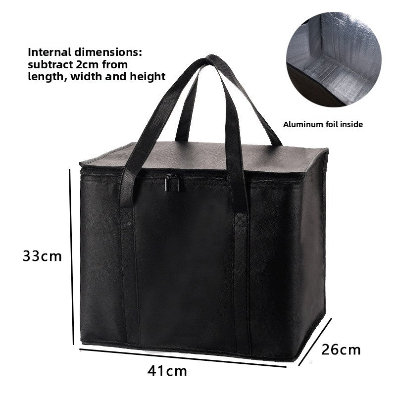 Aluminum Foil Insulation Bag Portable Thermal Tote for Beer Drinks Picnic Outdoor