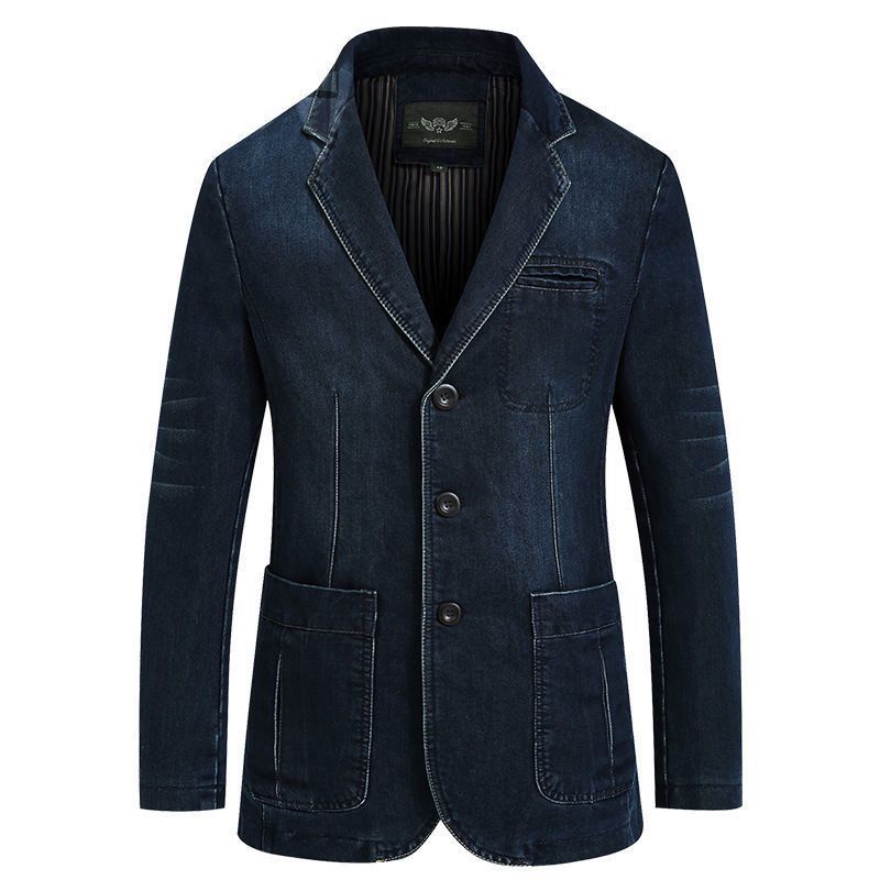 Mens Casual Denim Suit