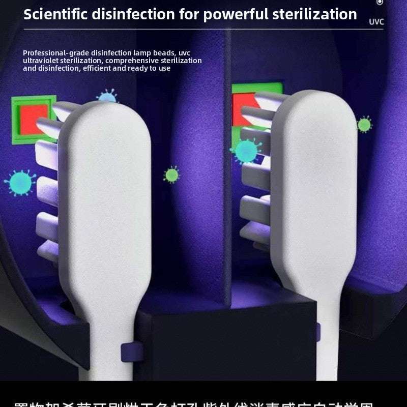Smart UV Disinfection Toothbrush Holder